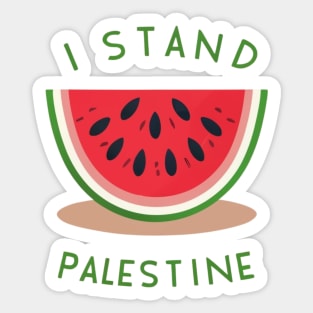 I stand with palestine Sticker